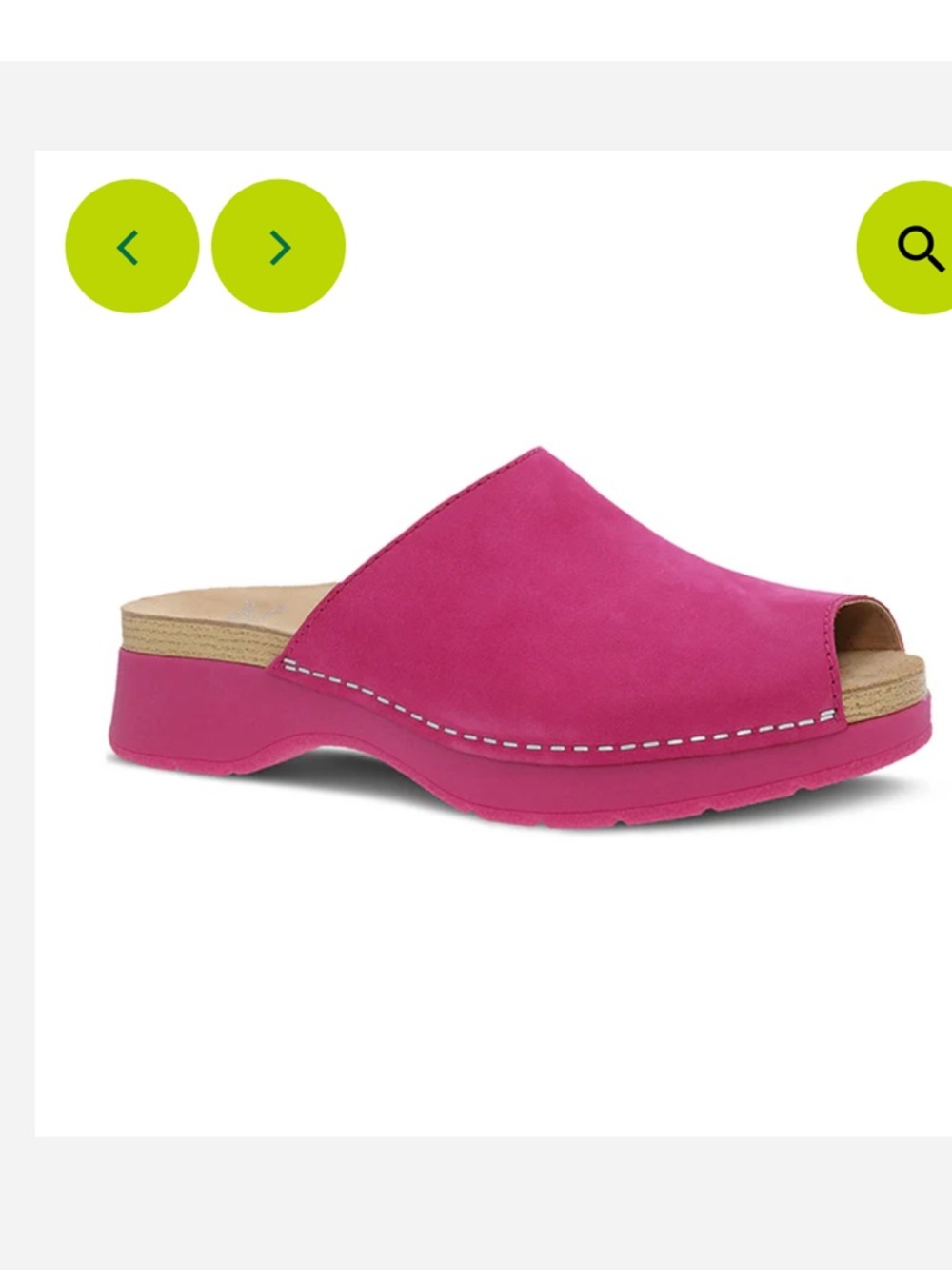 Womens Dansko Ravyn in Fuchsia size EU 39 worn once